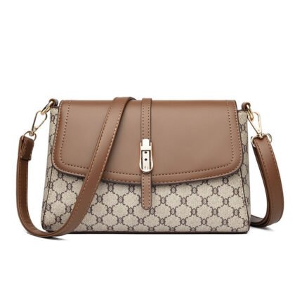 PU Leather Messenger Bag for Women