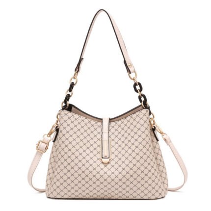 PU Leather Bucket Bag-Sleek & Functional