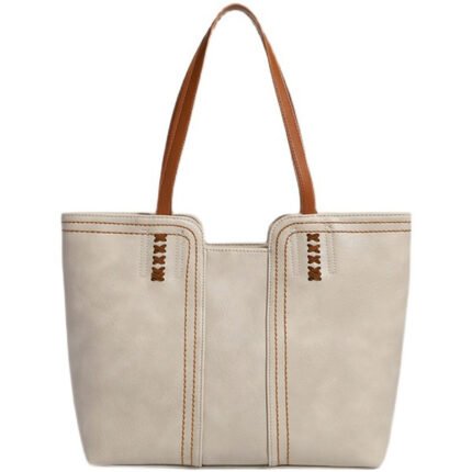 PU Leather Tote Bag for Women