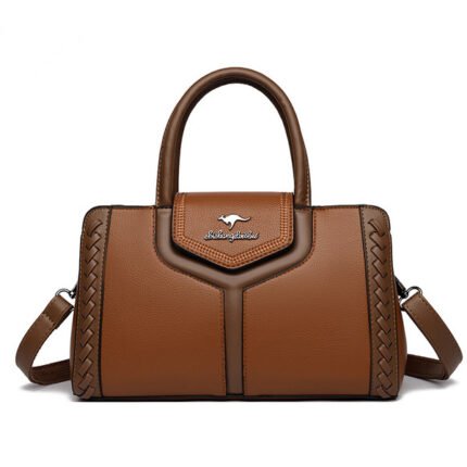 Stylish Large PU Leather Tote