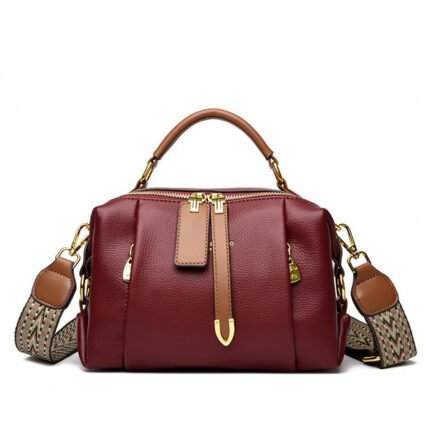Dragon Rhyme Contrast Boston Bag